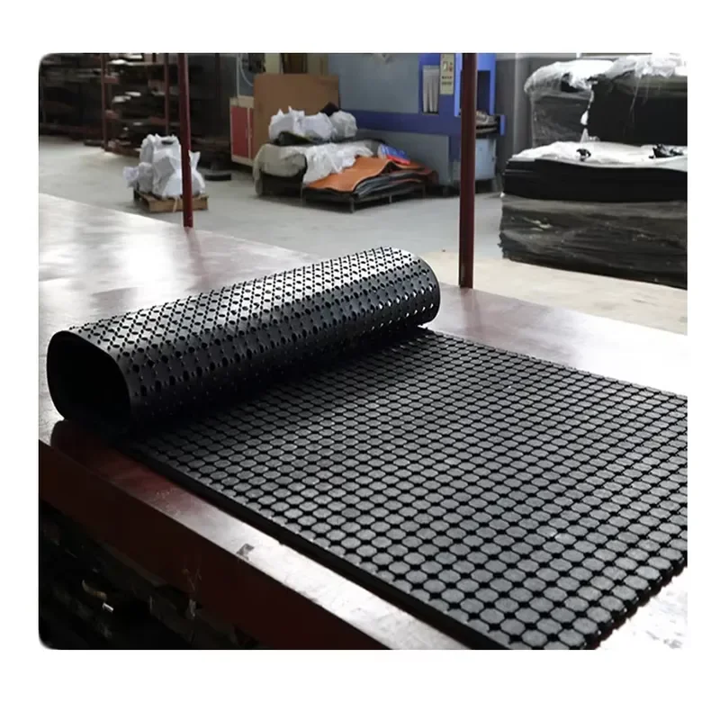 Heavy-duty Rubber Flooring Mats Outdoor Playground Rubber Hollow Mat