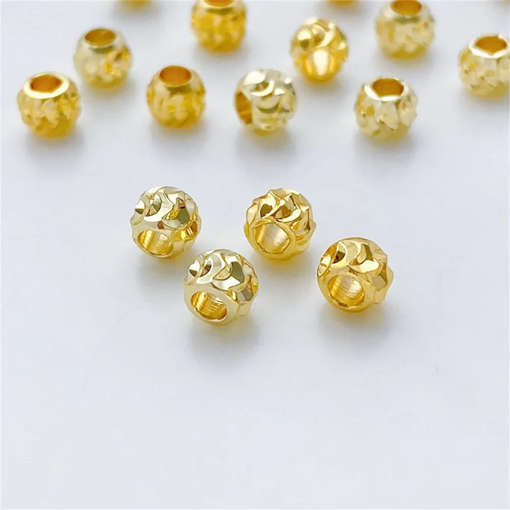 

14K Gold S-shaped Watermelon Beads Separated Beads Scattered Beads Handmade DIY Bracelet Bead Jewelry Material Accessories