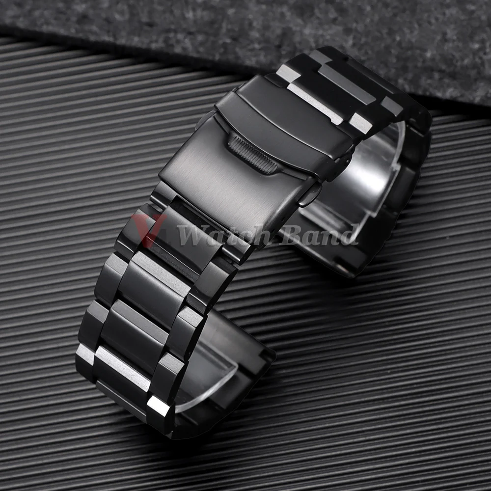 18mm 19mm 20mm 21mm 22mm 24mm 25mm Luxus-Uhrenarmband aus massivem Edelstahl für Seiko-Uhren, universelles Armband-Zubehör – Detail 4