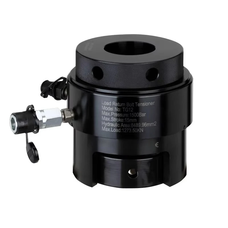 Struktur, breiter Bolzenbereich, hydraulischer Bolzenspanner, entwickelt für robuste Umgebungen, 1500 bar Druck, kompakt