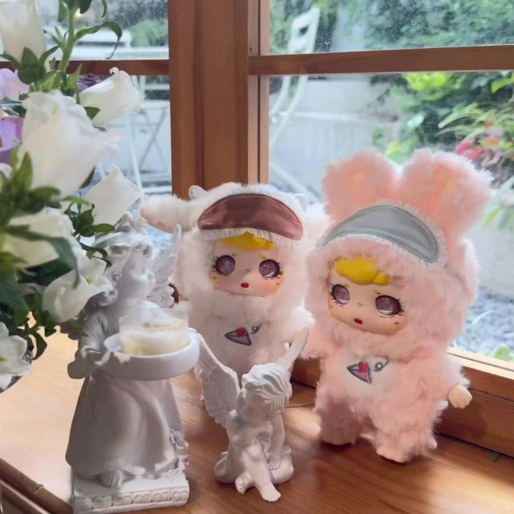 Puff Jungle Wonderland Series Plush Blind Box Collectible Surprise Mystery Box Vinyl Dolls Bag Pendant Plush Keychains Girl Gift