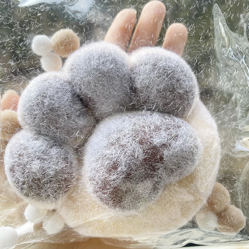 Juguetes para apretar con forma de pata de gato, juguetes relajantes suaves y bonitos para aliviar el estrés, descompresión pegajosa, pellizco, pata de gato, alivio del estrés, juguete para regalo