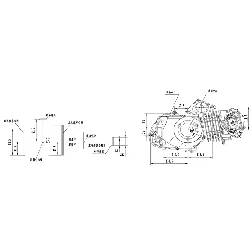 

Motorcycle Engines YX150cc Motorcycle Engine 4 Stroke 130cc