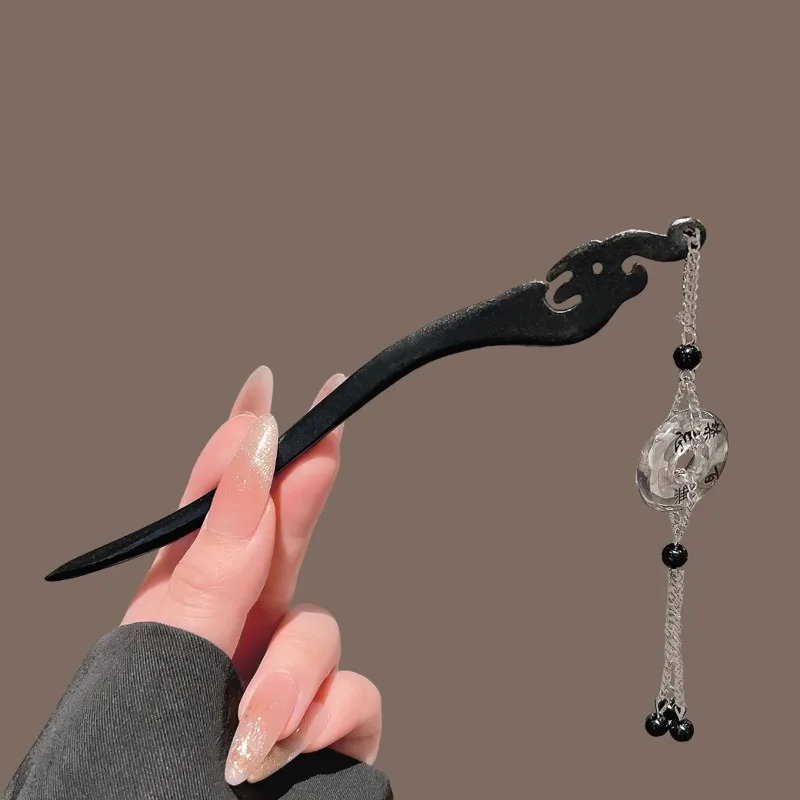 Chinese Style Hairpin Classy Hairclips new elegant Headwear for Women silver hair sticks design hair accessories view 2