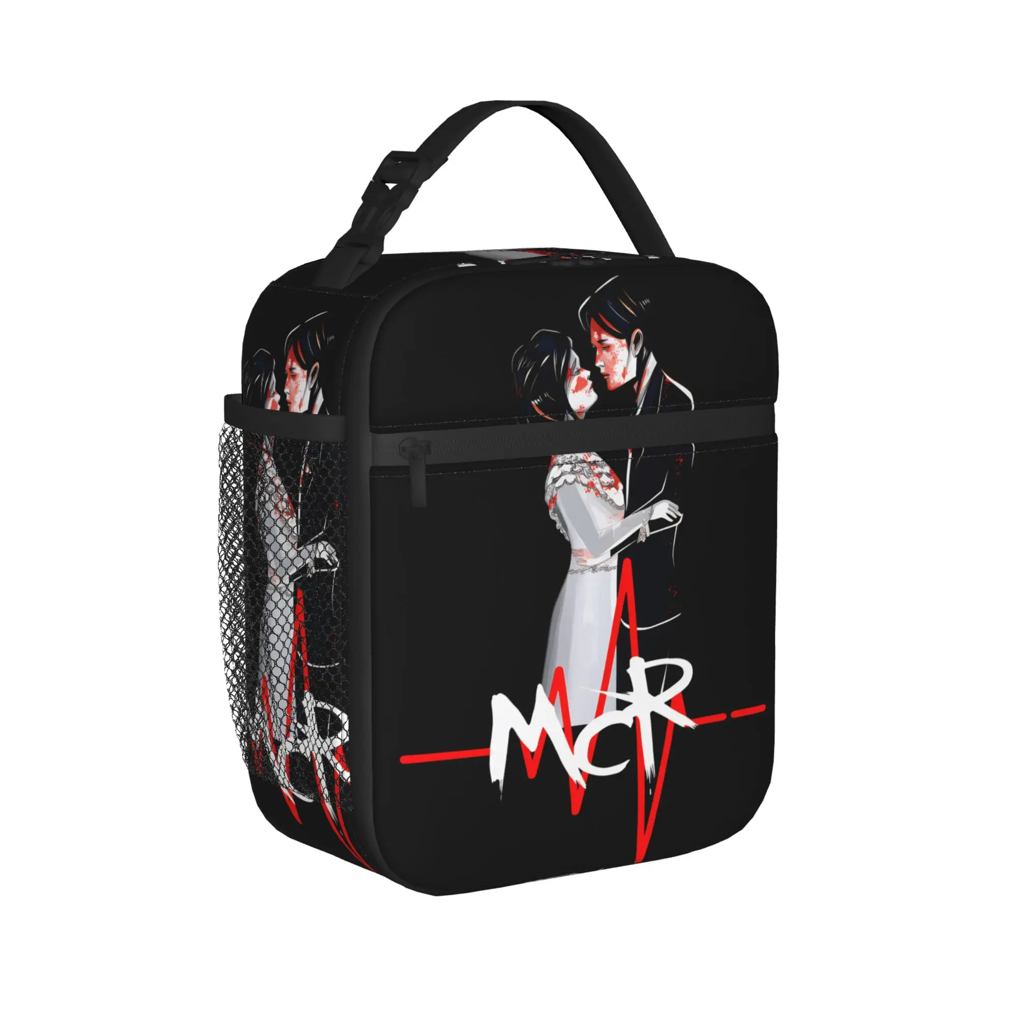My Chemical Romance Lunch Bag For Child  Graphic Lunch Box Casual School Cooler Bag Convenient Waterproof Tote Food Bags