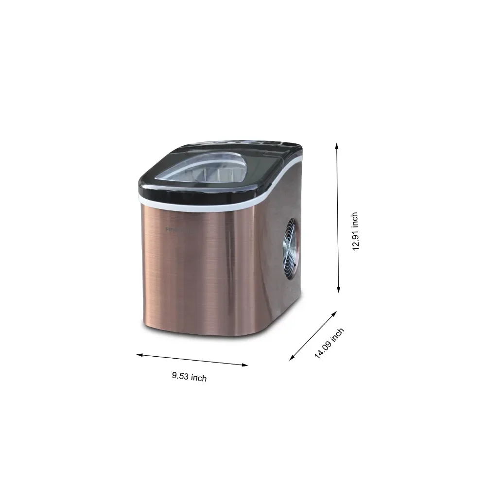 Portable Stainless Steel Countertop Icemaker Ice Maker 26 Lb. Freezing Appliances Kitchen Home