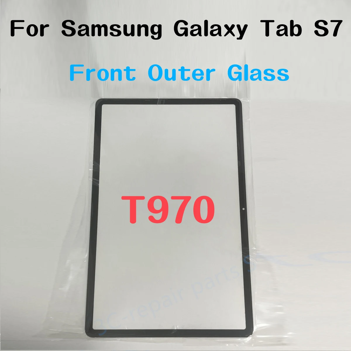 New LCD Touch Screen Outer Lens For Samsung Galaxy Tab S7 S7+ plus T870 T875 T970 T975 glass panel screen Digitizer Replacement