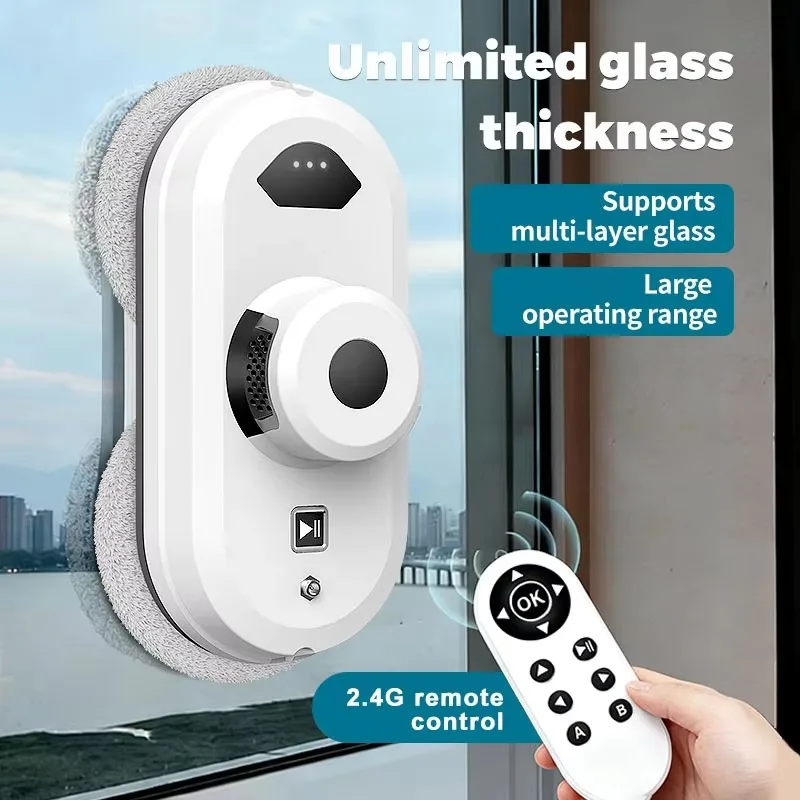 Airo Best Selling Smart Water Spray Window Cleaning Robot Vacuum Glass Cleaner Window Cleaning Robot with Water Spray