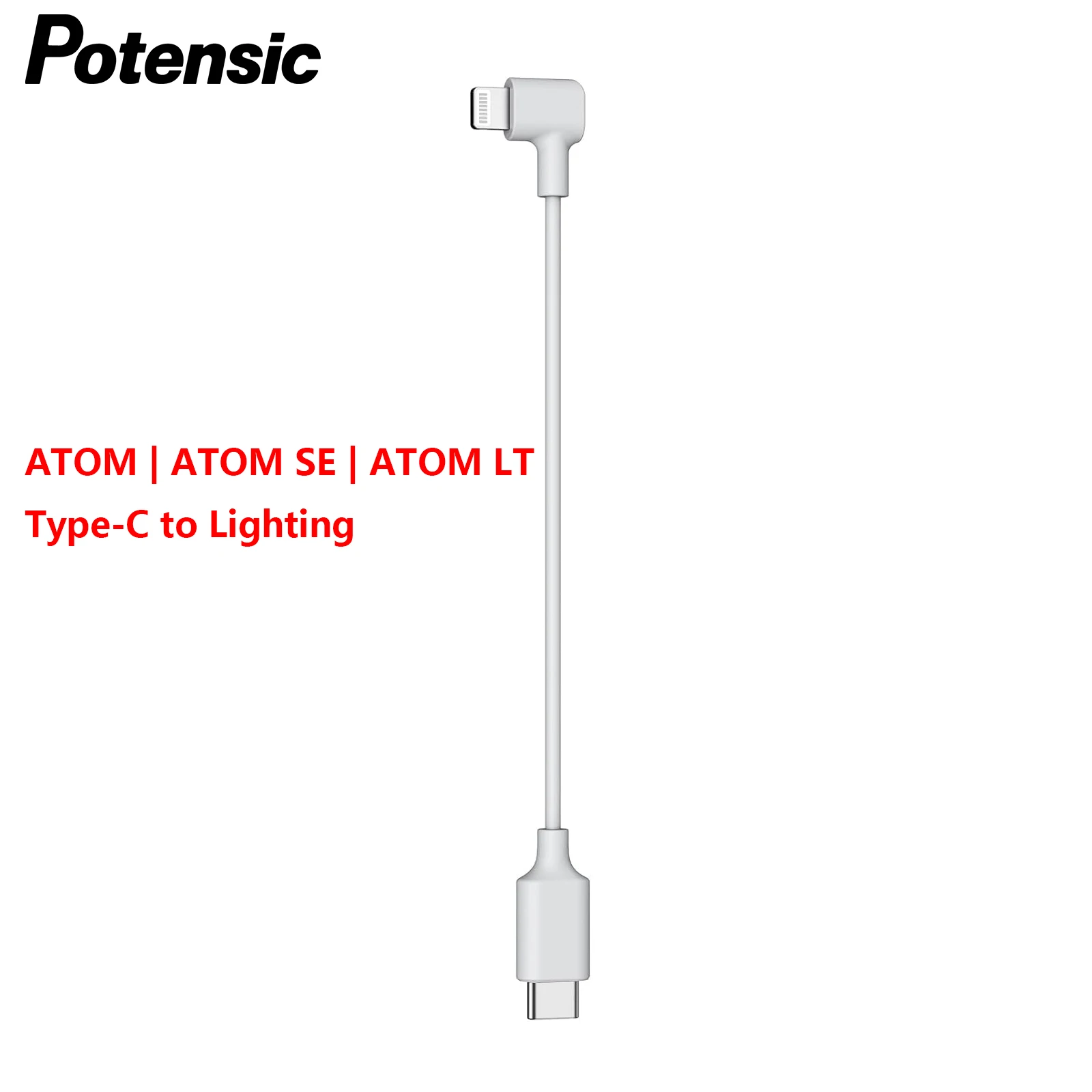 Potensic USB-OTG-Kabel, Micro-USB/Typ-C/Lightning-Anschluss, für Atom SE, Atom LT