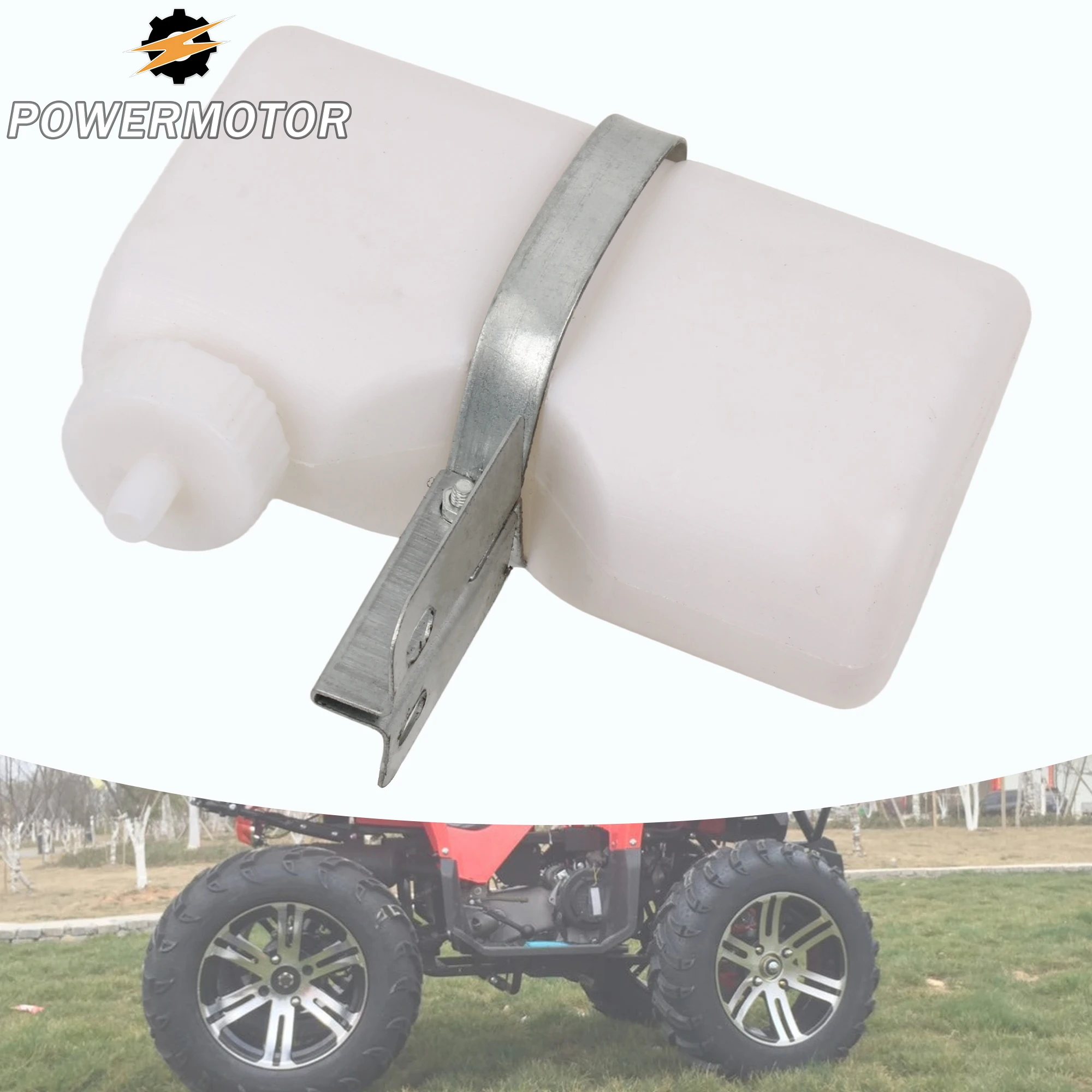 Universeller Kühlmittel-Überlaufbehälter für Motorräder, ATV, Quad, Dirtbike, 200cc, 250cc, 350cc, Kühlmittelbehälter zur Wärmeableitung