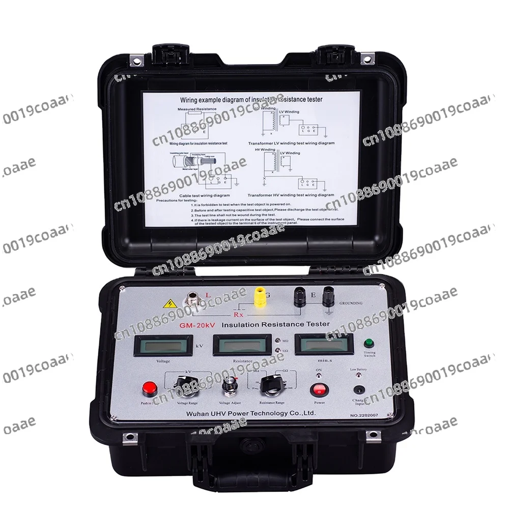 

GM-20kV Portable Low-price Intelligent Insulation Resistance Tester
