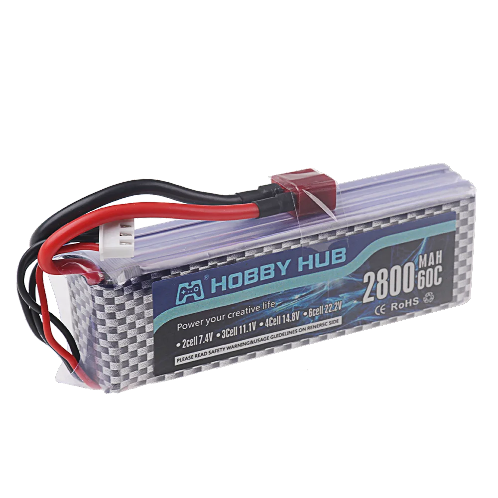 2szt 11.1V 2800mAh 3s 60C LiPo Akumulator do helikoptera RC Samolot Quadcopter Samochody Samolot z wtyczką T/JST/XT30/XT60 Akumulator 3S