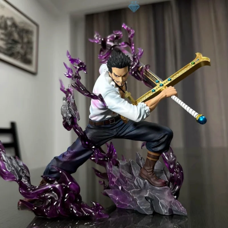 ワンピースアニメフィギュアドラキュールミホークフィギュア優れたモデル Pvc 像コレクションモデル人形装飾品おもちゃギフト