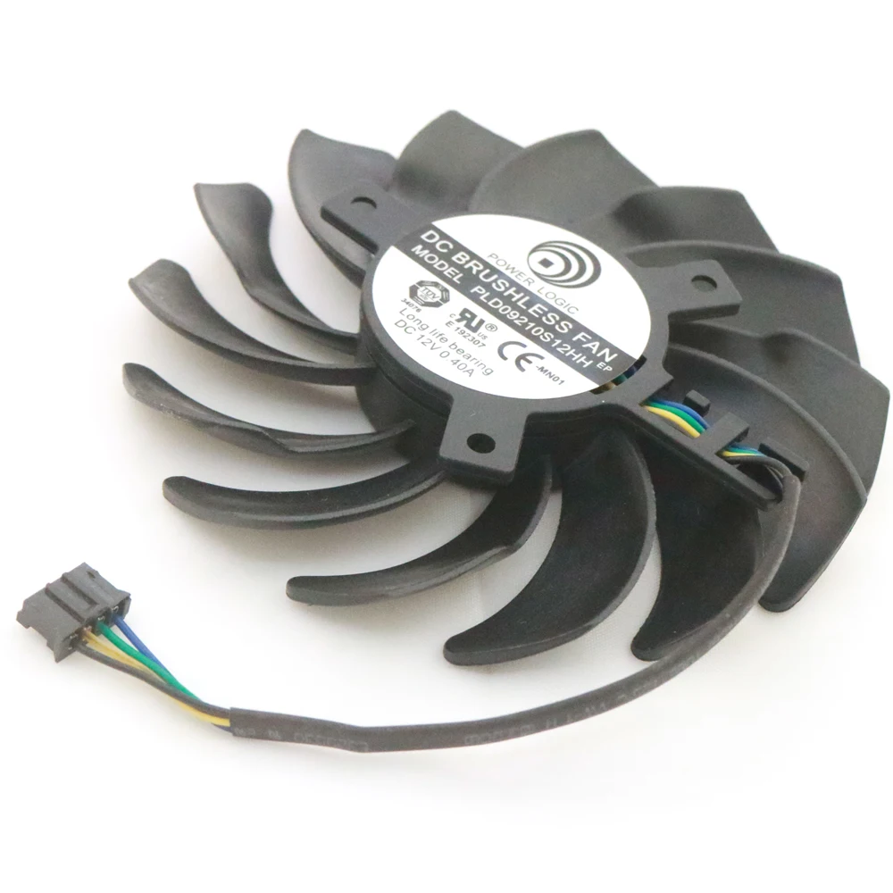 PLD09210S12HH 85mm 12V 0.40A 4Pin VGA Fan For MSI M.2 XPANDER- AERO Video Graphics Card Cooler Cooling Fan