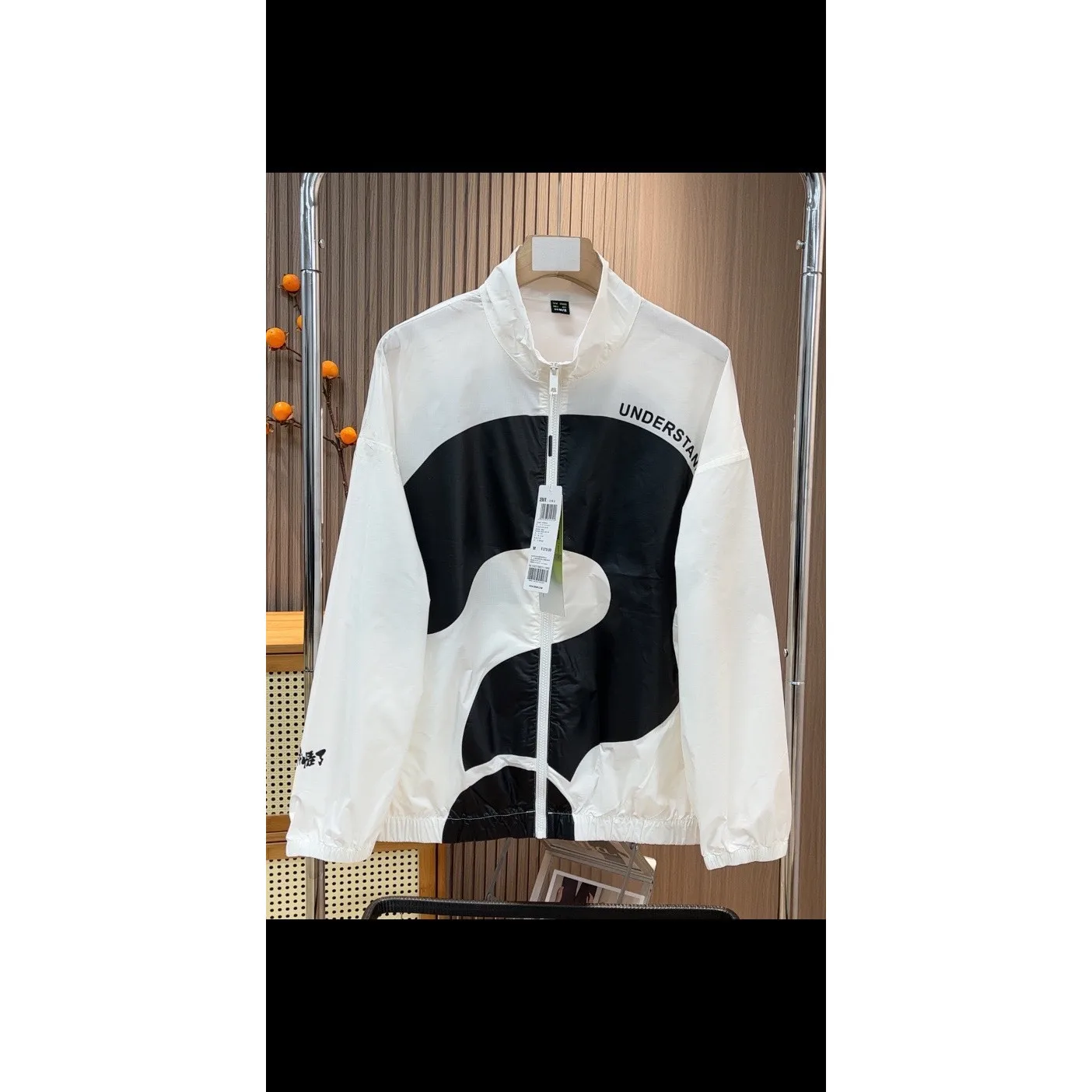 

Casual Versatile round Ne Jaet Women's Brand Summer Outerwear Loose Fit Simple Sle Long Sve Zipper Closure