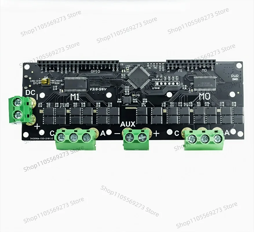 Dual Motor Driver Board FOC BLDC Servo Controller High Precision Open Source for DIY Robot Arm AGV Upgrades