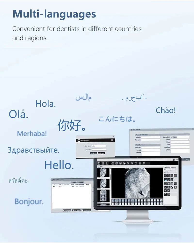 

REFINE Dental R1/R2 Sensor рентгеновский Radiovisograph Rx цифровой портативный чистый радиограф стоматологическое оборудование для фотосъемки полости рта