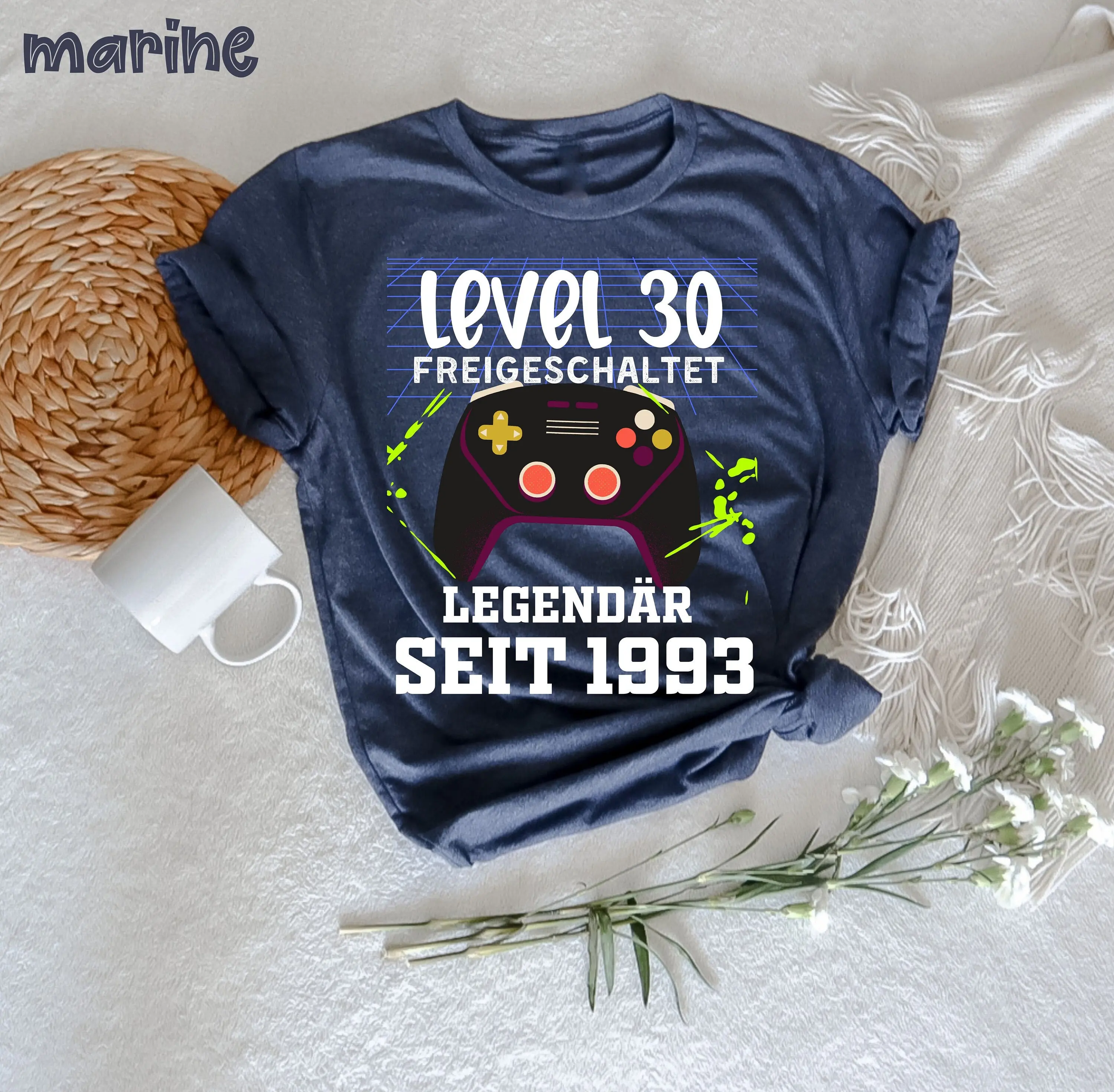 30 Geburtstag Mann Frau Jahre 1993 Deko Lustig Geschenk T Shirt Für Spieler Lustige Spiele Spieleabend Gamer Leben