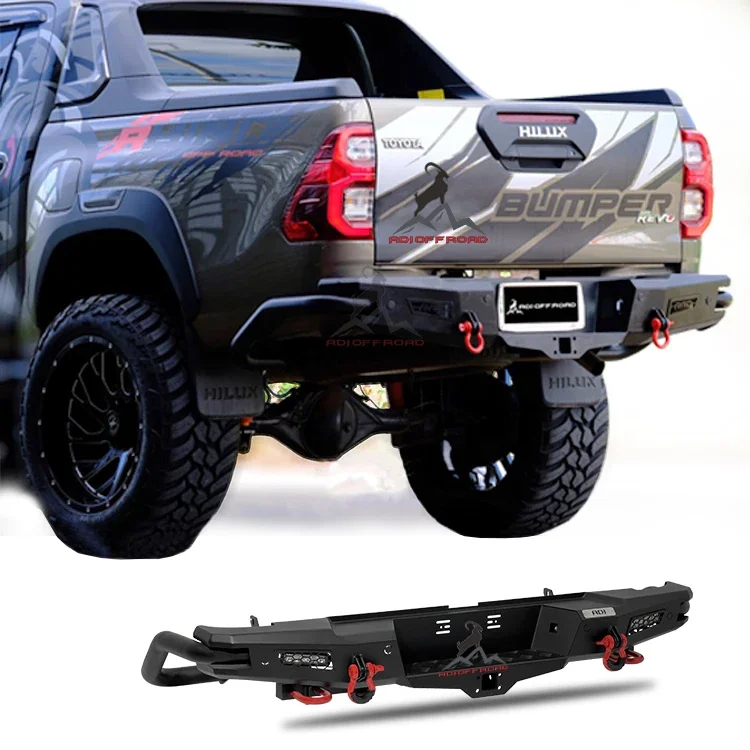 ADI OFF ROAD 4x4 pickup ute Steel rear bumper   FRONT BUMPER BULL BAR ROLL BAR SIDE STEP for - HILUX REVO VIGO N70 N80