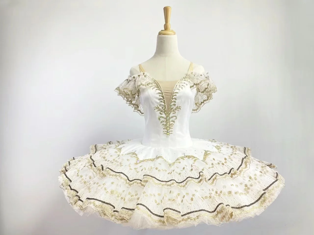 2024 new white tutu custom-made Paquita Esmeralda ballet costumes for children and adults high-end customization