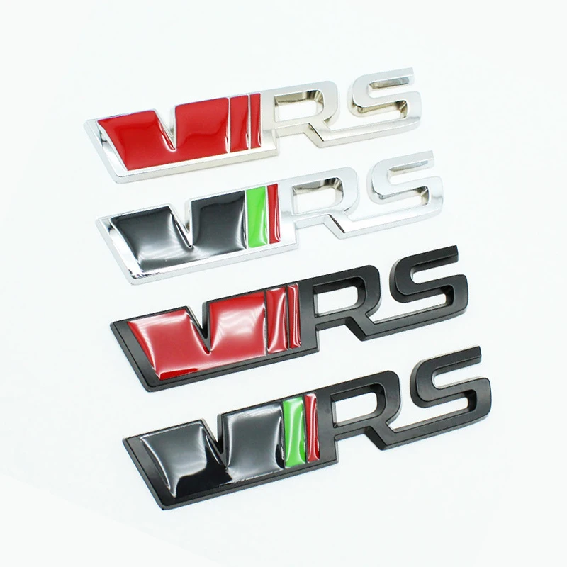 

1 Pieces VRS 3D Metal Decals Car Sticker Trunk Grill Body Badge Octavia FABIA KAMIQ KAROQ KODIAQ RAPID SUPERB Grille Emblem