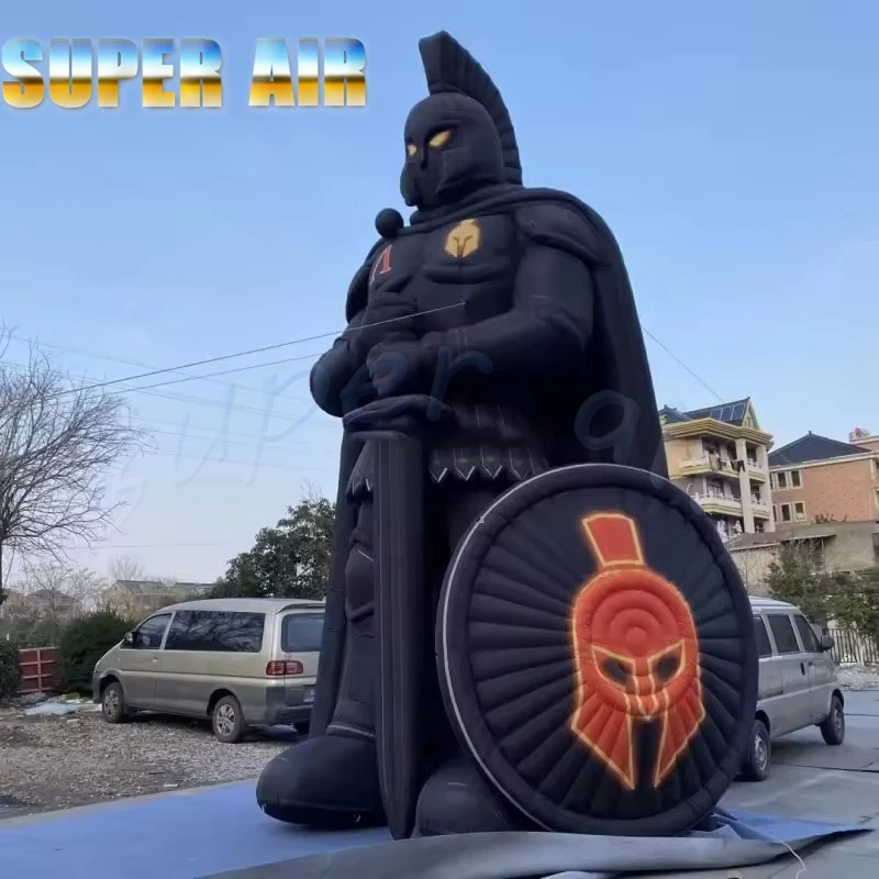 Custom Oxford Cloth Inflatable Roman GlCustom Oxford Cloth Infadiator Warrior Model for Sports & Festival Promotional Decoration