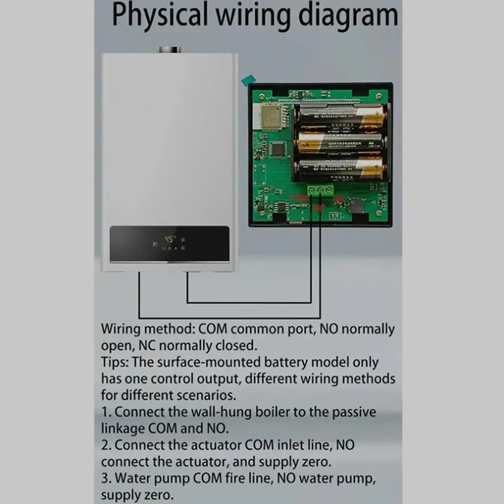 WIFI Gas Wandgemonteerde Ketelthermostaat Met Programmering Vloerverwarming Thermostaat Vloerverwarming Systemen & Onderdelen