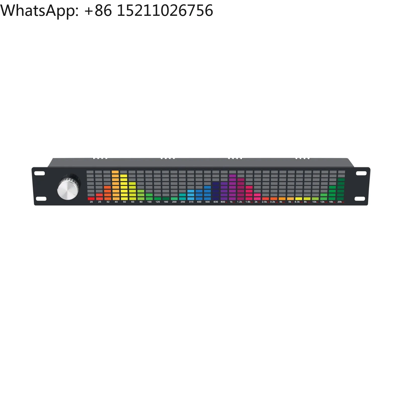 Professional 31 Bands Music Spectrum Display Dual Channel 15 Bands Digital Equalizer with Remote Control