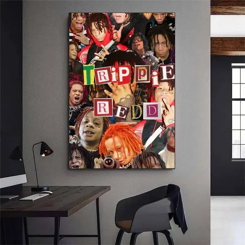 trippie Rapper Singer redd POSTER Poster Prints Wall Pictures Living Room Home Decoration Small