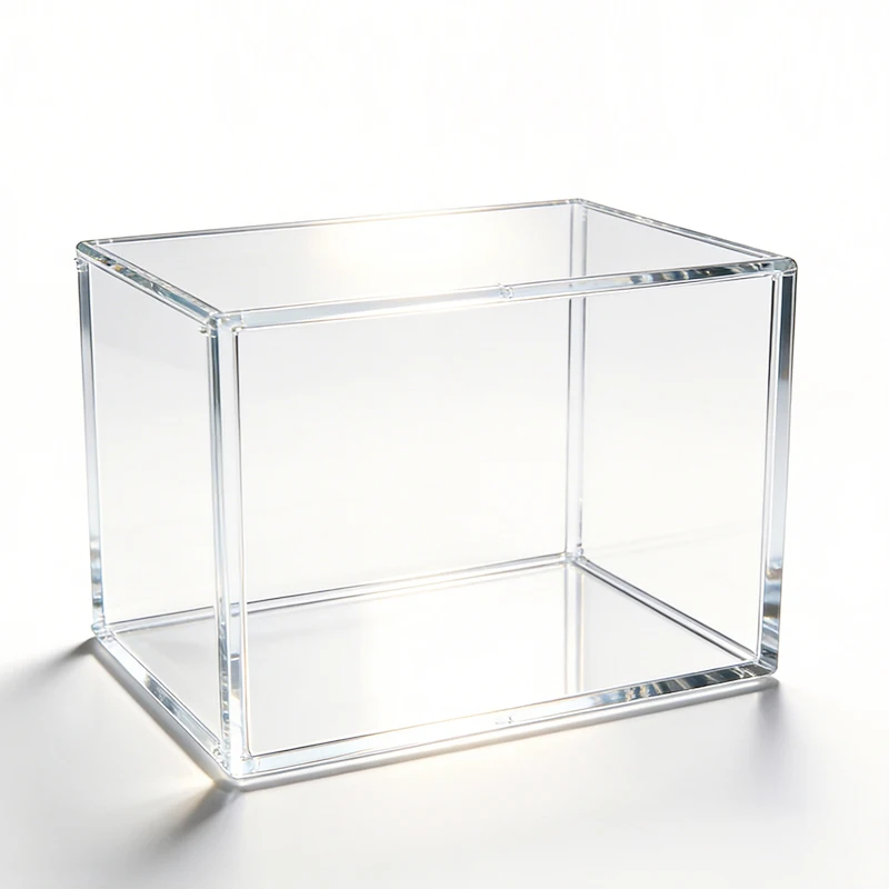 

43.7-33-33cm/17.2-13-13in Toy Organizer Large Transparent Storage Box Display Cabinet Case for Shoes, Organizer Drawers