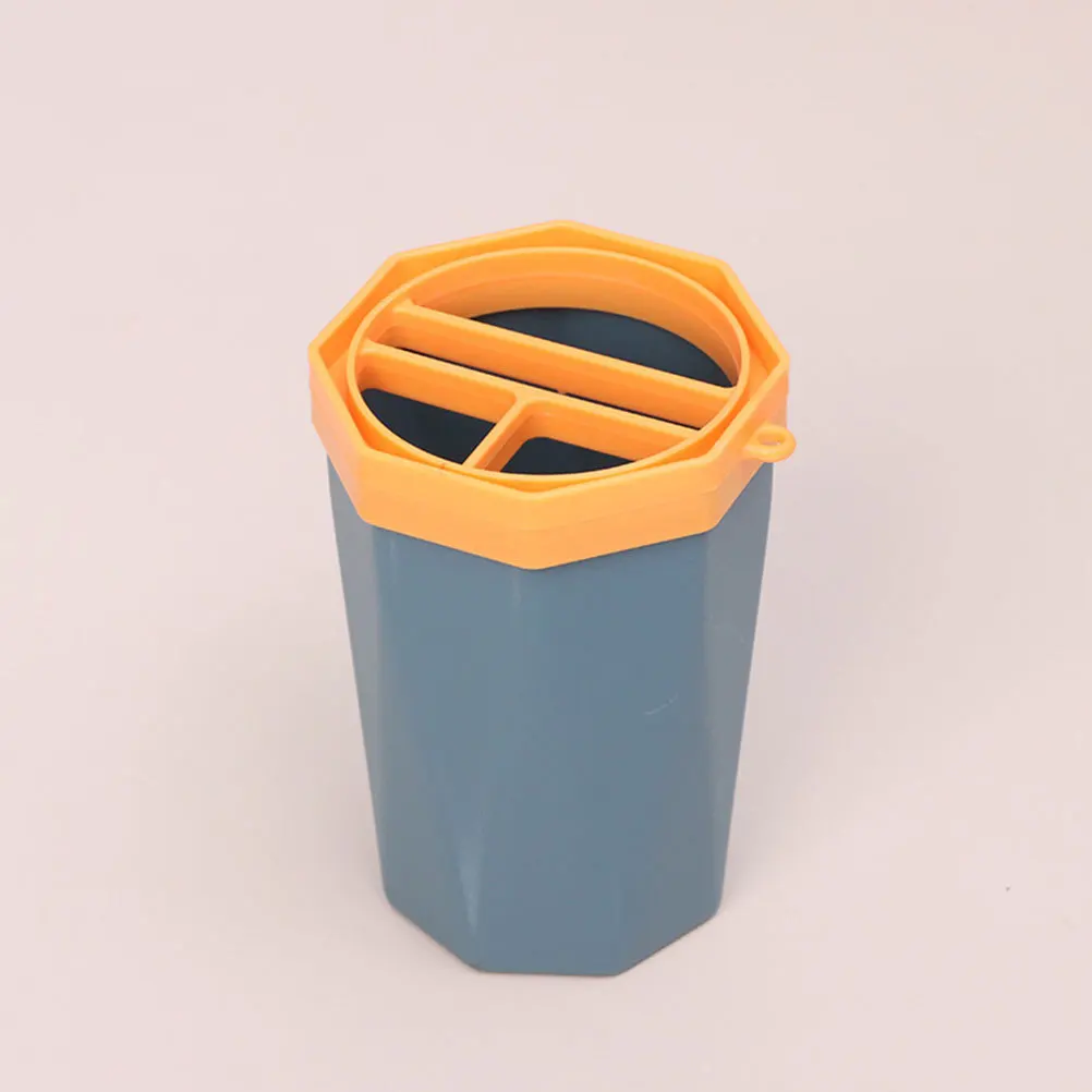 

2Pcs Portable Toothbrush Holder Cups Travel Toothbrush Cups Multipurpose Storage Box Mouthwash Cup for Travel School Business
