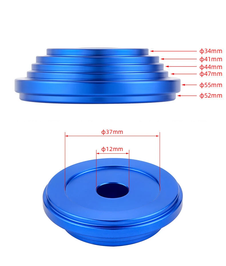 TOOPRE Fahrrad-Headset-Press-Fit-Werkzeug zum Installieren und Entfernen, halbintegrierte Lenkbox, Gabel, Krone, Abstandshalter, Unterlegscheibe, Installationsfahrer – Detail 9
