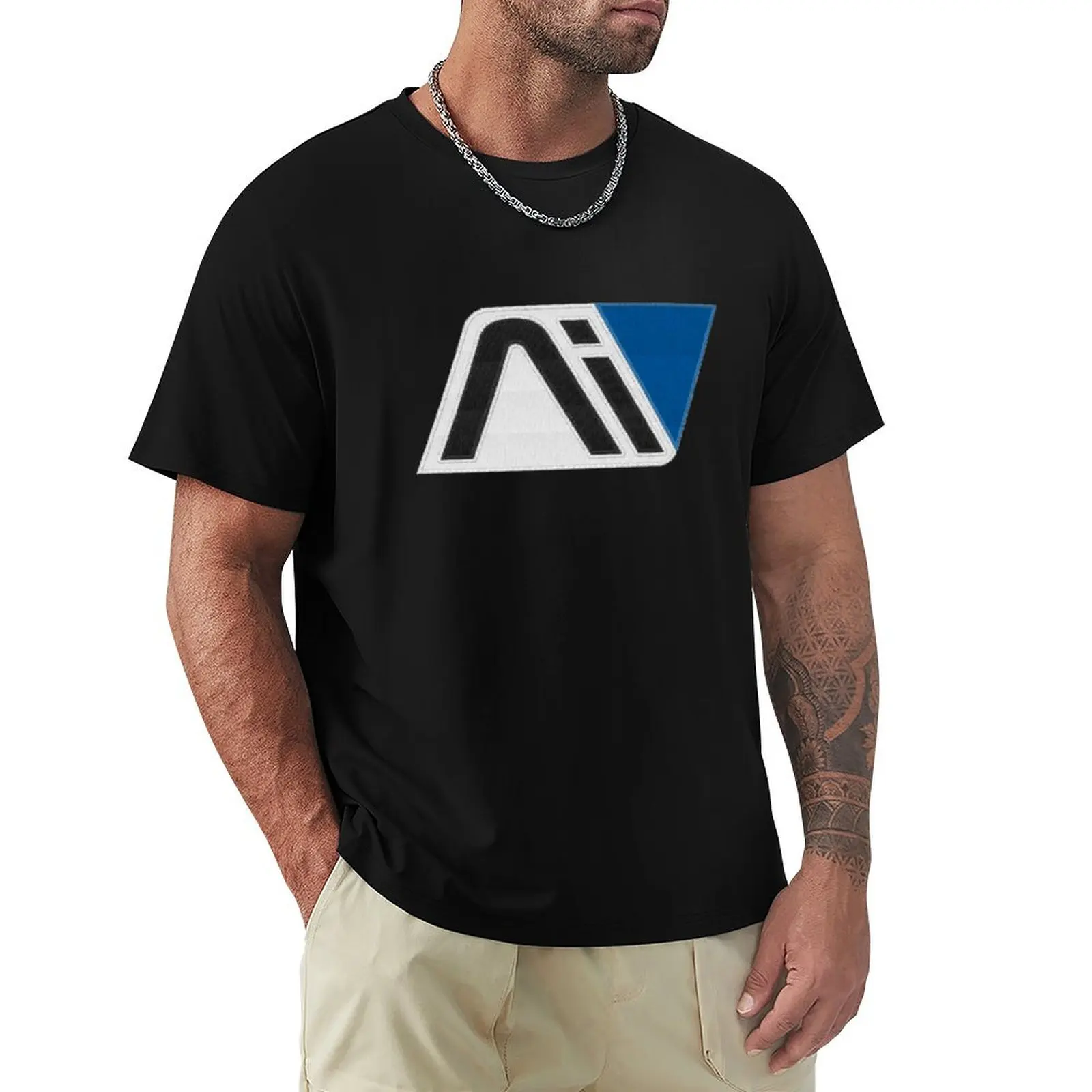 Andromeda Initiative Patch Mass Effect Andromeda Embroidered Patch Style T-Shirt Casual Light Summer Short Sleeve Top