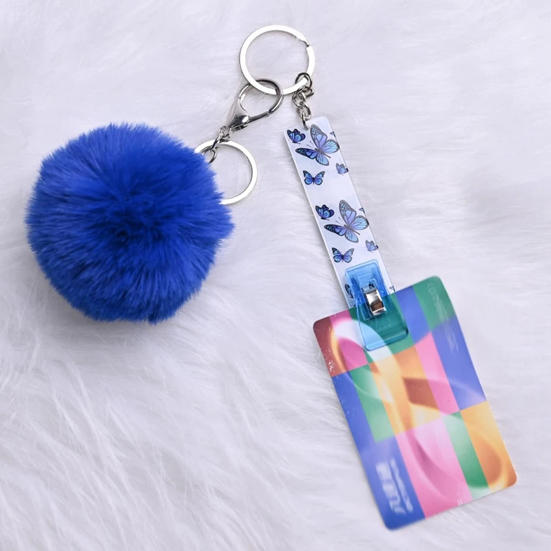 AB25-Card Grabber Keychain Card Puller For Long Nails ATM Card Clip Contactless Card Extractor For Women