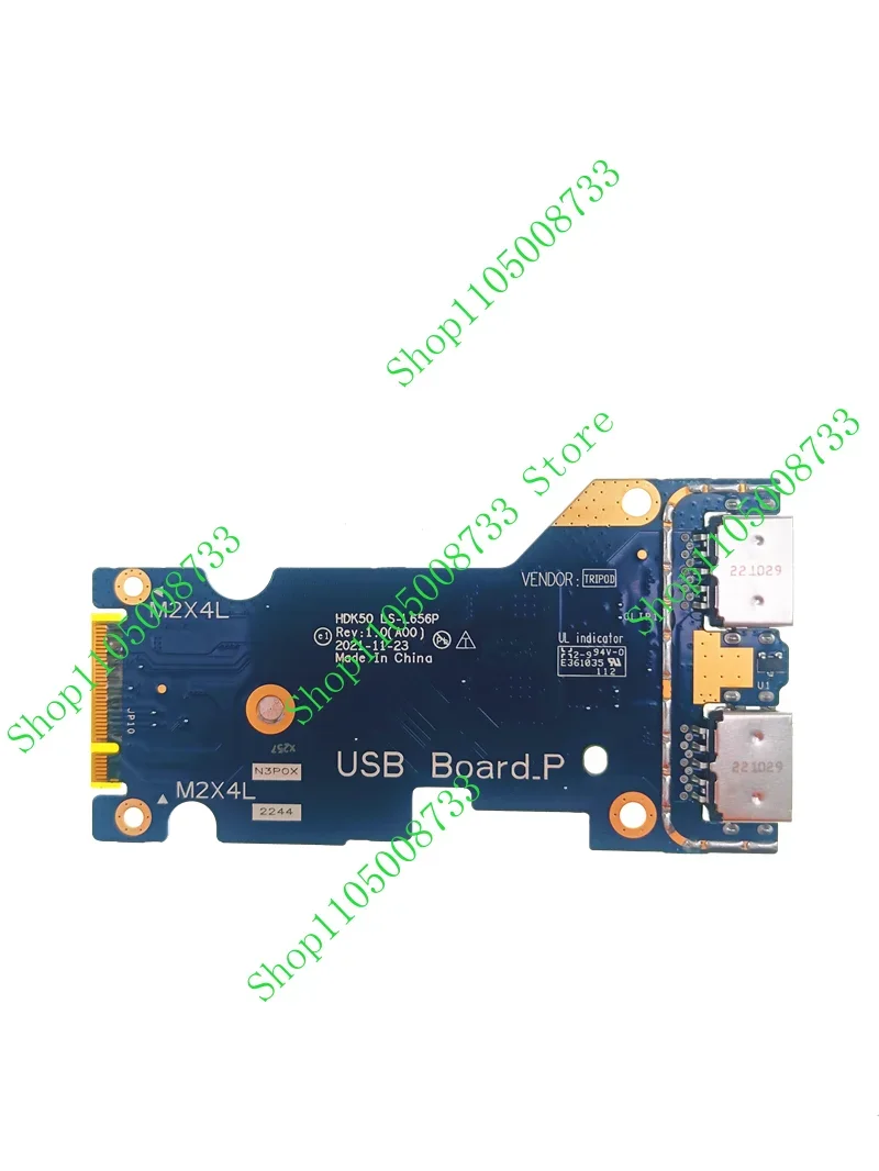 DB For Dell G15 5520 5521 G16 7620 Laptop IO Audio RJ45 USB Jack Board HDK50 LS-L656P 02P0CY LS-L653P 042C4H LS-L655P 0V9K8D