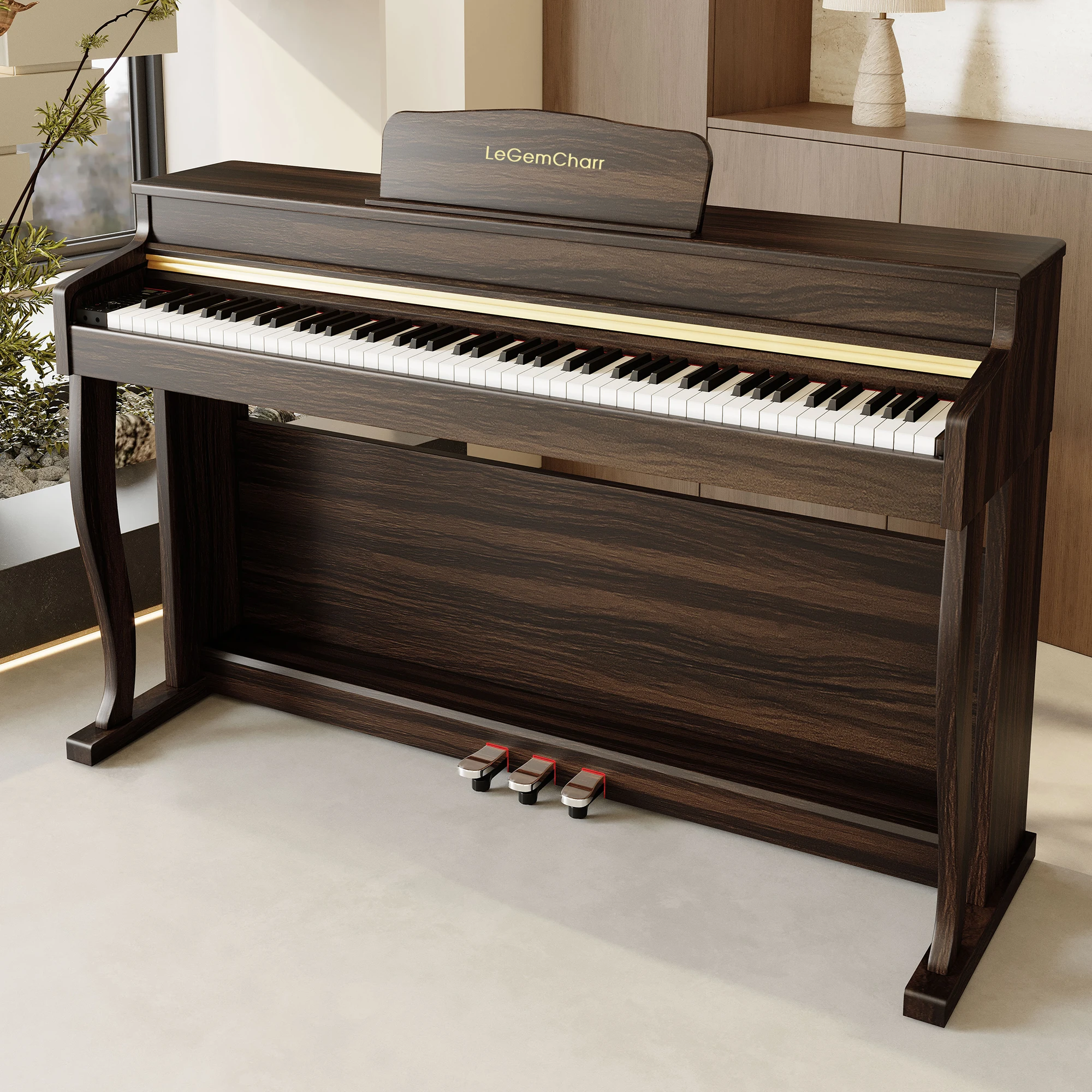 

LeGemCharr Keyboard Piano Music Kids Weighted Keyboard Piano Worlde Digital Pianos Profesionales