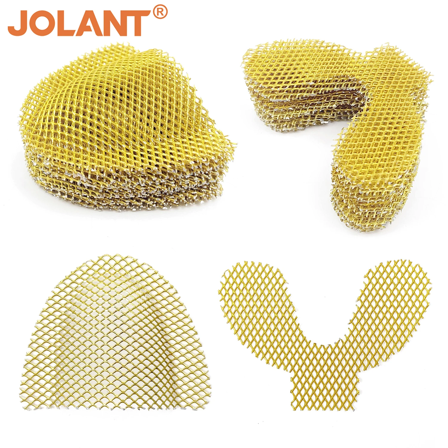 JOLANT-Filet métallique pour impression dentaire, 20 pièces/paquet, pour renforcer les dents supérieures/inférieures