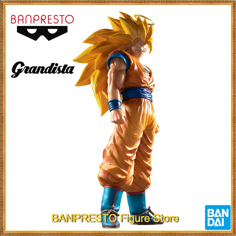 Оригинальные фигурки Banpresto Dragon Ball Son Goku, супер Оригинальные фигурки раута Саян из аниме, 28 см, коллекционные модели игрушек