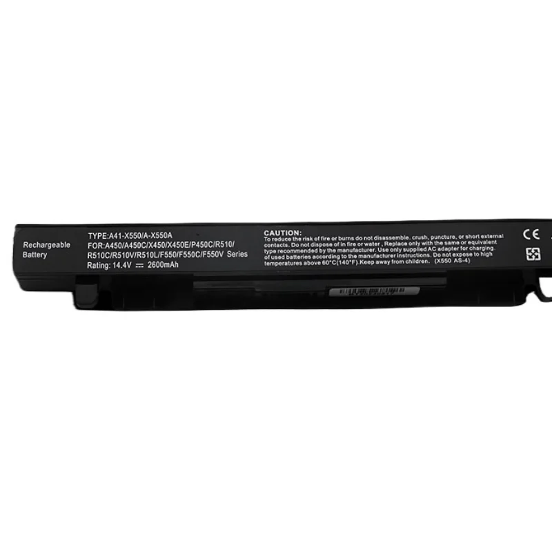 2.20AH A41-X550A Laptop Battery for Asus X550 A41-X550 X550J A550 A550J F550 F552 K550 K450 P450 P550 R409 R510 X452 A450C R510V
