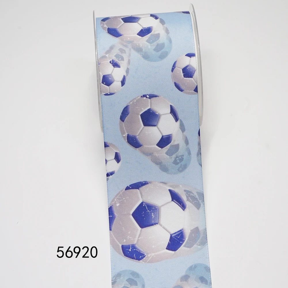 DIY Cartoon Sport Printed Grosgrain Ribbon For Craft Supplies Sewing Accessories 5 Yards, Planar Resins 10 Pieces. 54582