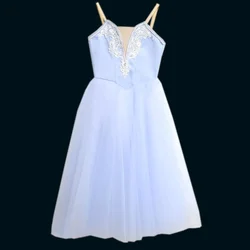 2022 Wholesale Blue Ballet Tutu Skirt Ballet For Children's Swan Lake Costume Kids Belly Dance Costumes Stage Performance Dress