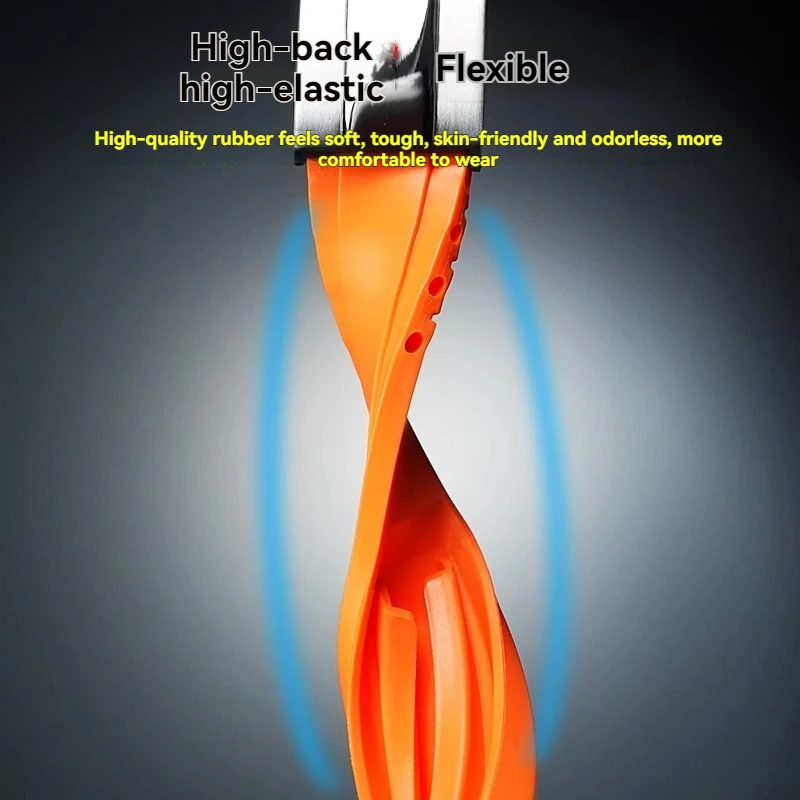 Correa de reloj de goma de silicona resistente al agua de 20mm, 21mm y 22mm para Tudor M79030N M79360 M79363, correa de reloj con articulación curva, correa modificada para hombre