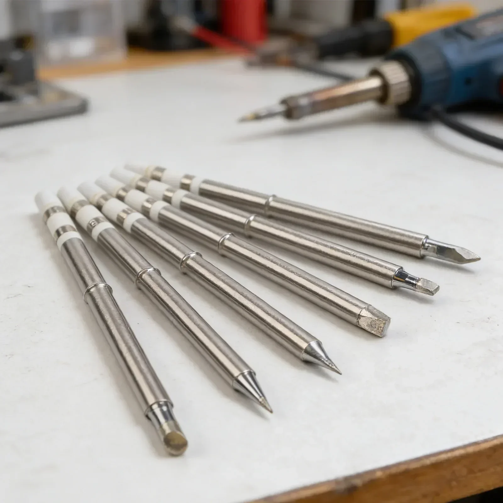 For Electronics Repair T65 Soldering Tips Color Silver Quick Temperature Rise Versatile Tip Selection K Tip D32 Tip