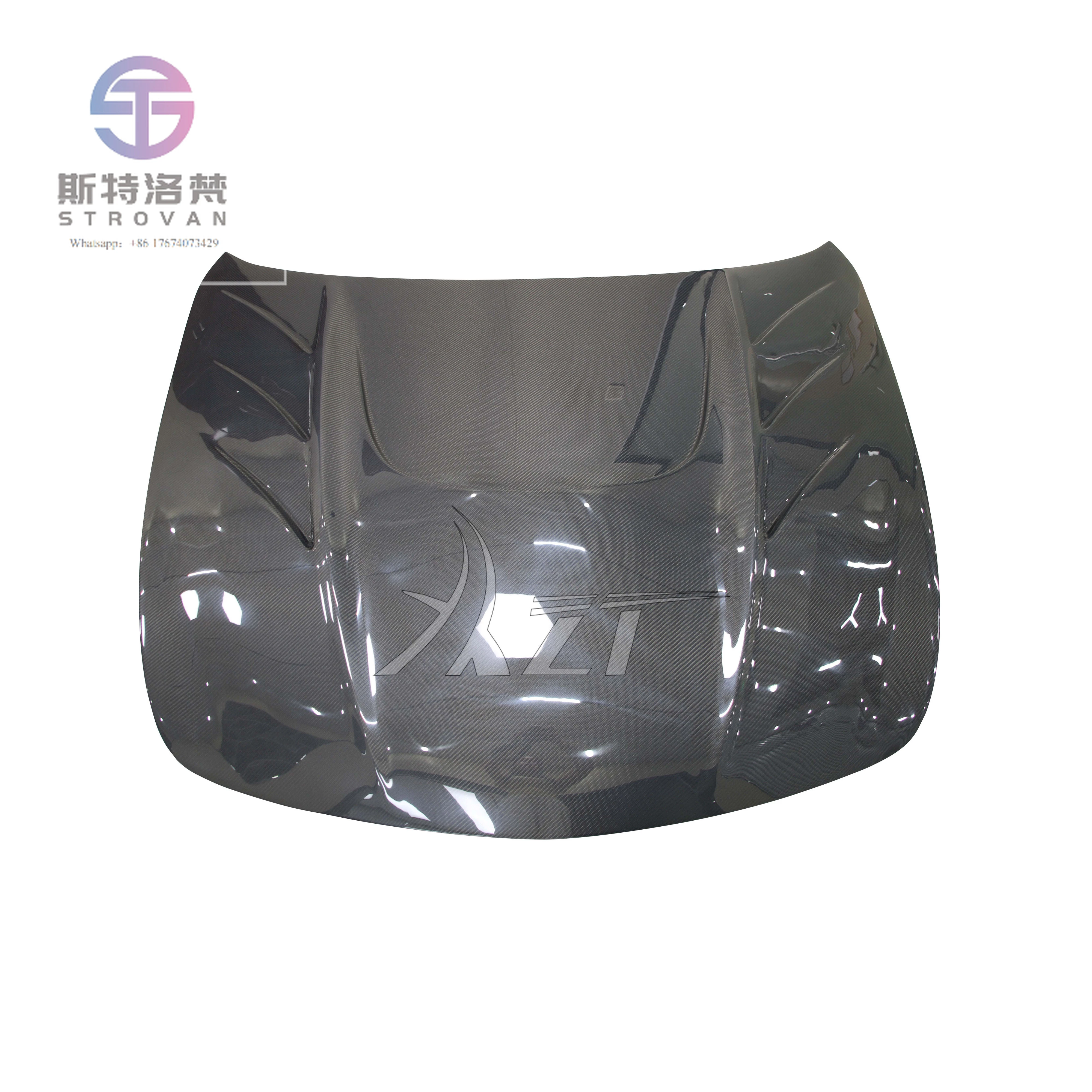 

High Quality Wet Carbon Fiber Hood Bonnet for Infiniti G37 Four-door Hood