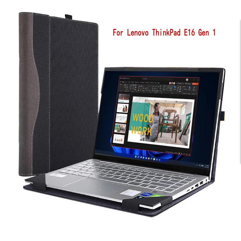 

Case For Lenovo ThinkPad E16 Gen 1 Gen 2 16 Inch Tebook Sleeve PU Leather LaptopSleeve Detachable Notebook Bag Gift