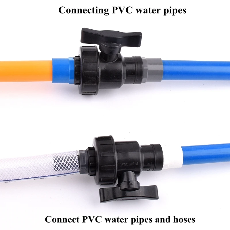 1/2 Cal ~ 1, 5 Cal zawór kulowy męski/gwint żeński nawadnianie ogrodu zawór fajka wodna akwarium zawór przełącznik sterujący