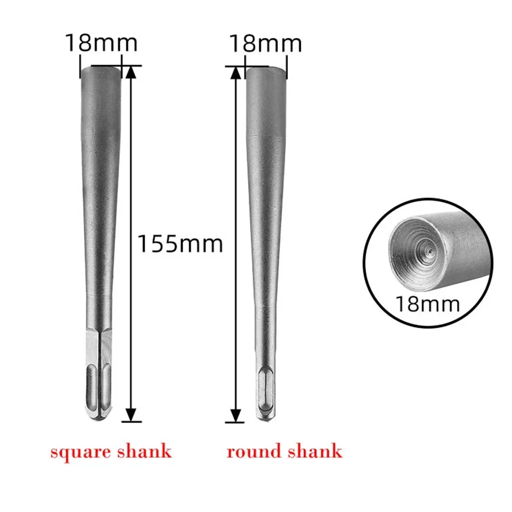 1 قطعة التوسع الترباس سترايك لكمة تركيب مطرقة كهربائية رئيس جولة/مربع SDS عرقوب أجزاء أداة السلطة اكسسوارات 155 مللي متر #6