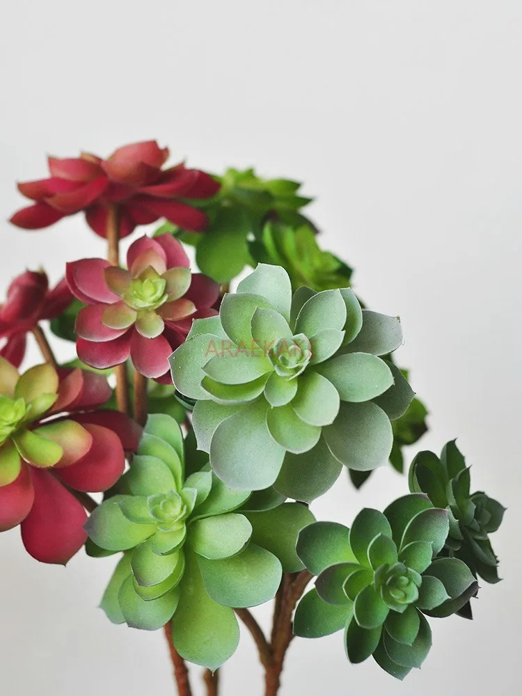 

1pcs Simulated succulent plants, fake green plants, indoor home, commercial combination, placement of succulents