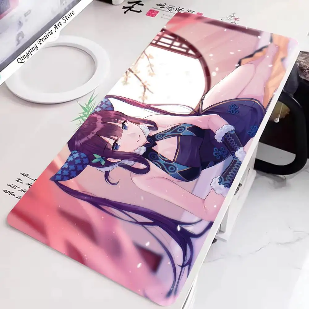 Yang Guifei Anime Fate Grand Order Mousepad Non-slip Suitable For Office Computers Laptops E-sports Game Desk Mats XXL Keyboard