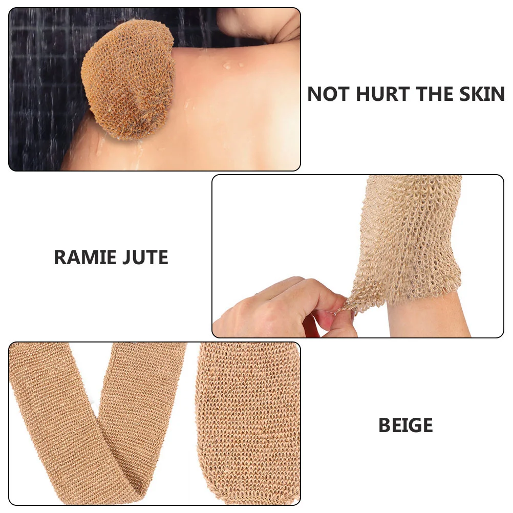 Ramie Jute Bath Scrub Gloves Bath Shower Sauna Scrubber Gloves Shower Scrubber Body